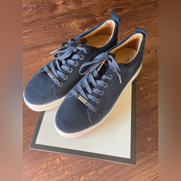 J/slides Navy suede Noca 9 - Picture 2 of 5